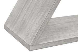 Monarch Specialties Accent Table, Side, End, Nightstand, Narrow, Small, Bedroom, Living Room, Lamp, Grey Veneer, Contemporary Washed Grey Mdf,Solid Wood,Veneer I 3980