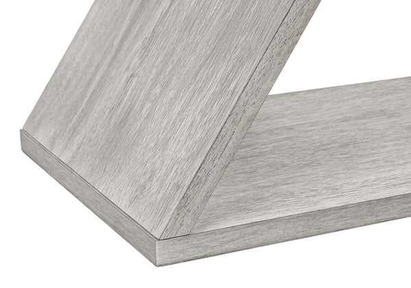 Monarch Specialties Accent Table, Side, End, Nightstand, Narrow, Small, Bedroom, Living Room, Lamp, Grey Veneer, Contemporary Washed Grey Mdf,Solid Wood,Veneer I 3980