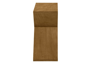 Monarch Specialties Accent Table, Side, End, Nightstand, Narrow, Small, Bedroom, Living Room, Lamp, Brown Veneer, Contemporary Dark Taupe Mdf,Solid Wood,Veneer I 3981