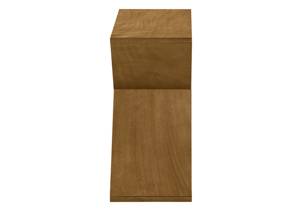 Monarch Specialties Accent Table, Side, End, Nightstand, Narrow, Small, Bedroom, Living Room, Lamp, Brown Veneer, Contemporary Dark Taupe Mdf,Solid Wood,Veneer I 3981