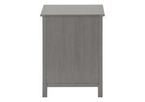 Monarch Specialties Accent Table, End, Side Table, 2 Tier, Bedroom, Nightstand, Lamp, Storage Drawer, Antique Grey Veneer, Transitional Dark Grey Mdf,Solid Wood,Veneer I 3985