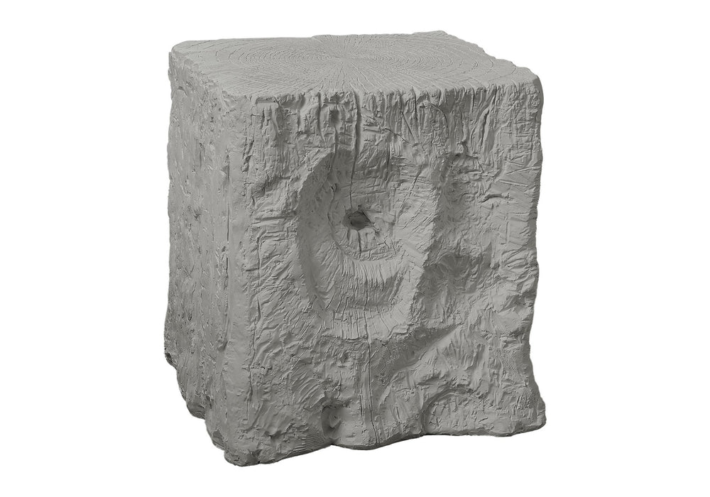 Monarch Specialties Accent Table - Stylish Indoor & Outdoor Side Table For Living Room, Bedroom, Or Patio Decor Grey Magnesium Oxide (Mgo)" I 4110