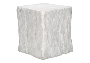 Monarch Specialties Accent Table - Stylish Indoor & Outdoor Side Table For Living Room, Bedroom, Or Patio Decor White Magnesium Oxide (Mgo)" I 4111