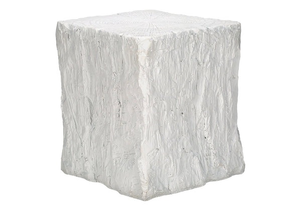 Monarch Specialties Accent Table - Stylish Indoor & Outdoor Side Table For Living Room, Bedroom, Or Patio Decor White Magnesium Oxide (Mgo)" I 4111
