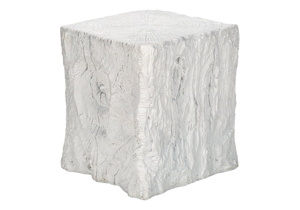 Monarch Specialties Accent Table - Stylish Indoor & Outdoor Side Table For Living Room, Bedroom, Or Patio Decor White Magnesium Oxide (Mgo)" I 4111