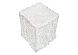 Monarch Specialties Accent Table - Stylish Indoor & Outdoor Side Table For Living Room, Bedroom, Or Patio Decor White Magnesium Oxide (Mgo)" I 4111