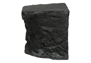 Monarch Specialties Accent Table - Stylish 25” Indoor/Outdoor Multifunctional Side Table For Living Room & Bedroom Decor Black Magnesium Oxide (Mgo)" I 4117