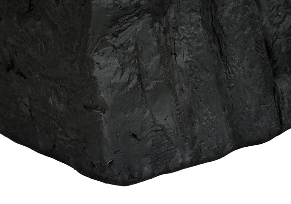 Monarch Specialties Accent Table - Stylish 25” Indoor/Outdoor Multifunctional Side Table For Living Room & Bedroom Decor Black Magnesium Oxide (Mgo)" I 4117