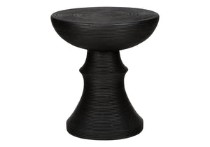 Monarch Specialties Accent Table, 25"H - Chic Indoor/Outdoor Side Table For Living Room, Bedroom, And Patio Decor Black Magnesium Oxide (Mgo)" I 4146