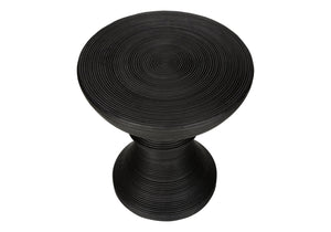 Monarch Specialties Accent Table, 25"H - Chic Indoor/Outdoor Side Table For Living Room, Bedroom, And Patio Decor Black Magnesium Oxide (Mgo)" I 4146