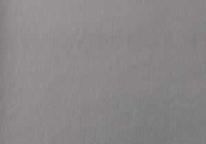 Monarch Specialties Bed, Headboard Only, Queen Size, Bedroom, Upholstered, Grey Leather Look, Transitional Grey,Black, Black Foam,Mdf,Solid Wood,Leather,Look I 6001q