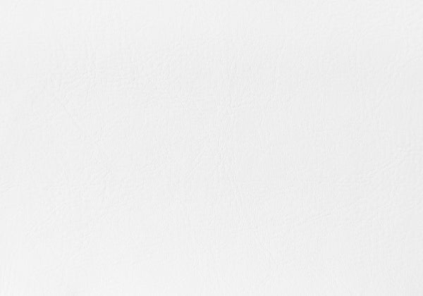 Monarch Specialties Bed, Headboard Only, Twin Size, Bedroom, Upholstered, White Leather Look, Transitional White,Black, Black Foam,Mdf,Solid Wood,Leather,Look I 6002t