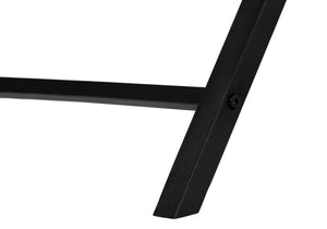 Monarch Specialties Computer Desk, Home Office, Corner, 55"L, L Shape, Work, Laptop, White Laminate, Black Metal, Contemporary, Modern White Mdf,Laminate,Metal I 7195