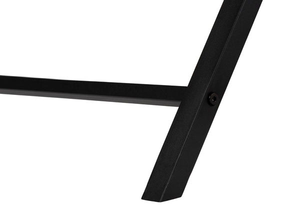 Monarch Specialties Computer Desk, Home Office, Corner, 55"L, L Shape, Work, Laptop, Brown Laminate, Black Metal, Contemporary, Modern Dark Taupe Mdf,Laminate,Metal I 7197