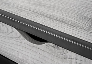 Monarch Specialties Computer Desk, Home Office, Laptop, Storage Drawer, 42"L, Work, Grey Laminate, Black Metal, Contemporary, Modern Grey,Dark Grey, Dark Grey Mdf,Metal I 7217