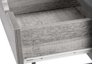 Monarch Specialties Computer Desk, Home Office, Laptop, Storage Drawer, 42"L, Work, Grey Laminate, Black Metal, Contemporary, Modern Grey,Dark Grey, Dark Grey Mdf,Metal I 7217