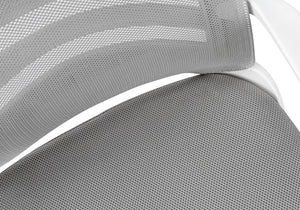 Monarch Specialties Office Chair, Adjustable Height, Swivel, Ergonomic, Armrests, Computer Desk, Work, Grey Mesh, Chrome Metal, Contemporary, Modern White,Grey, Grey Foam,Mdf,Metal,Nylon,Polypropylene,Polyester I 7225