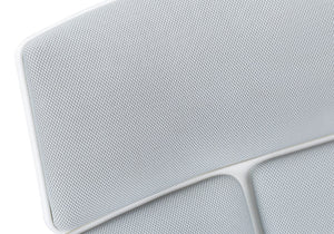 Monarch Specialties Office Chair, Adjustable Height, Swivel, Ergonomic, Armrests, Computer Desk, Work, Grey Mesh, White Metal, Contemporary, Modern White Foam,Mdf,Metal,Nylon,Polypropylene,Polyester I 7270