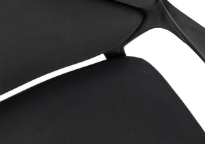 Monarch Specialties Office Chair, Adjustable Height, Swivel, Ergonomic, Armrests, Computer Desk, Work, Black Fabric, Black Metal, Contemporary, Modern Black Foam,Mdf,Metal,Nylon,Polypropylene,Polyester I 7272