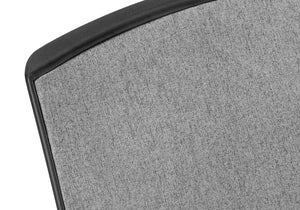 Monarch Specialties Office Chair, Adjustable Height, Swivel, Ergonomic, Armrests, Computer Desk, Work, Grey Mesh, Black Metal, Contemporary, Modern Black,Grey, Grey Foam,Mdf,Metal,Nylon,Polypropylene,Polyester I 7297