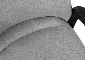 Monarch Specialties Office Chair, Adjustable Height, Swivel, Ergonomic, Armrests, Computer Desk, Work, Grey Mesh, Black Metal, Contemporary, Modern Grey,Black, Black Foam,Metal,Nylon,Plastic,Polyester I 7325