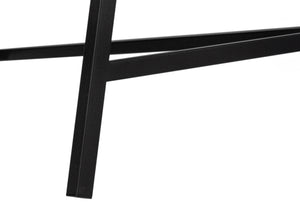 Monarch Specialties Computer Desk, Home Office, Laptop, Leaning, Storage Drawers, 32"L, Work, Black Laminate, Black Metal, Contemporary, Modern Black Metal,Laminate,Mdf I 7330