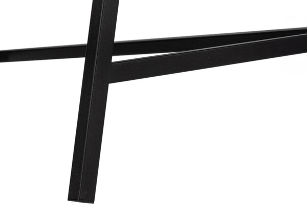 Monarch Specialties Computer Desk, Home Office, Laptop, Leaning, Storage Drawers, 32"L, Work, Black Laminate, Black Metal, Contemporary, Modern Black Metal,Laminate,Mdf I 7330