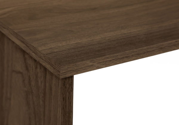 Monarch Specialties Computer Desk, Home Office, Corner, Storage Drawers, 46"L, L Shape, Work, Laptop, Walnut Laminate, Contemporary, Modern Walnut Particle Board,Laminate I 7348