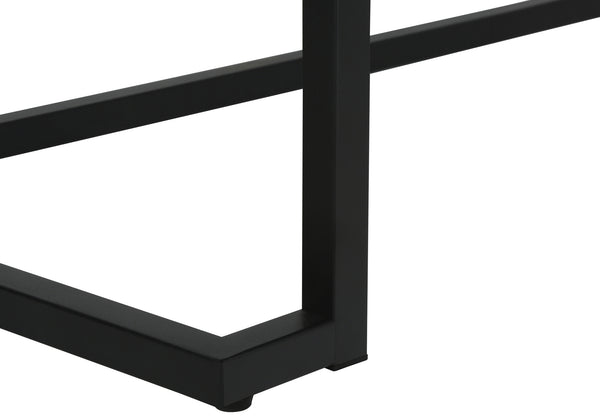 Monarch Specialties Computer Desk, Home Office, Laptop, Storage Drawers, 42"L, Work, Glossy White Laminate, Black Metal, Contemporary, Modern White Mdf,Metal I 7385