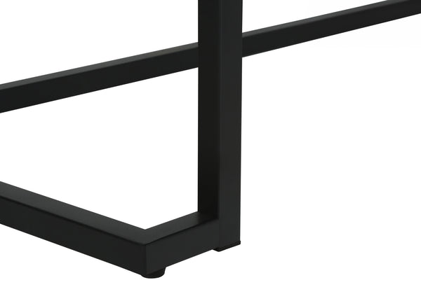 Monarch Specialties Computer Desk, Home Office, Laptop, Storage Drawers, 42"L, Work, Grey Laminate, Black Metal, Contemporary, Modern Grey Mdf,Metal I 7386