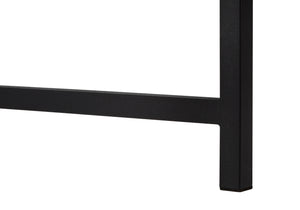 Monarch Specialties Computer Desk, Home Office, Corner, 58"L, L Shape, Work, Laptop, Brown Laminate, Black Metal, Contemporary, Modern Brown,Black, Black Particle Board,Metal I 7391