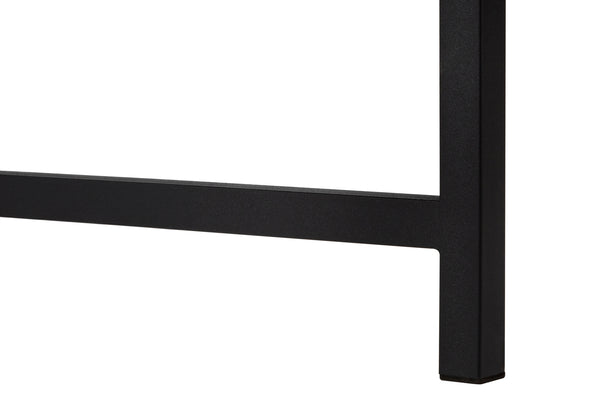 Monarch Specialties Computer Desk, Home Office, Corner, 58"L, L Shape, Work, Laptop, Brown Laminate, Black Metal, Contemporary, Modern Brown,Black, Black Particle Board,Metal I 7391