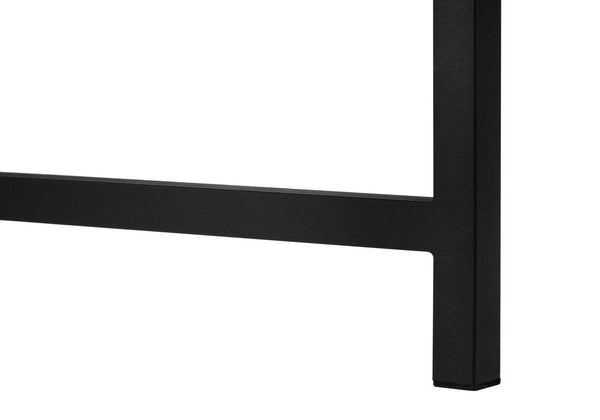 Monarch Specialties Computer Desk, Home Office, Corner, 58"L, L Shape, Work, Laptop, Black Laminate, Black Metal, Contemporary, Modern  Particle Board,Metal I 7394