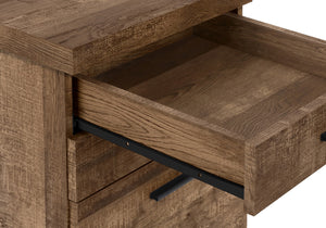 Monarch Specialties File Cabinet, Rolling Mobile, Storage Drawers, Printer Stand, Office, Work, Brown Laminate, Contemporary, Modern Brown Particle Board,Hollow,Core,Laminate,Mdf,Plastic I 7400