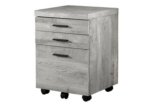 Monarch Specialties File Cabinet, Rolling Mobile, Storage Drawers, Printer Stand, Office, Work, Grey Laminate, Contemporary, Modern Grey Particle Board,Hollow,Core,Laminate,Mdf,Plastic I 7401