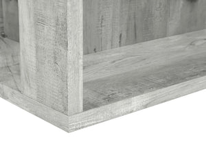 Monarch Specialties Bookshelf, Bookcase, Etagere, 5 Tier, 48"H, Office, Bedroom, Grey Laminate, Contemporary, Modern Grey Particle Board,Hollow,Core,Laminate,Mdf I 7405