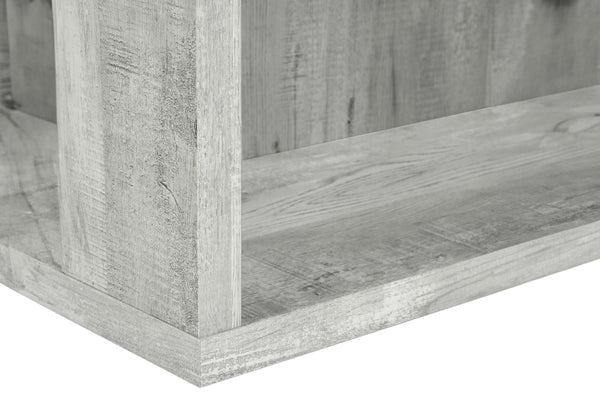 Monarch Specialties Bookshelf, Bookcase, Etagere, 5 Tier, 48"H, Office, Bedroom, Grey Laminate, Contemporary, Modern Grey Particle Board,Hollow,Core,Laminate,Mdf I 7405