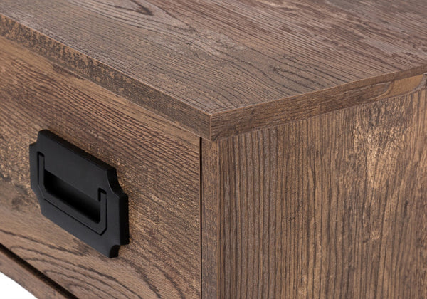 Monarch Specialties Computer Desk, Home Office, Laptop, Storage Drawers, 48"L, Work, Brown Laminate, Black Metal, Transitional Brown Particle Board,Hollow,Core,Laminate,Mdf,Metal I 7412