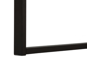 Monarch Specialties Computer Desk, Home Office, Laptop, Left, Right Set-up, Storage Drawers, 60"L, Work, Brown Laminate, Black Metal, Contemporary, Modern Brown,Black, Black Particle Board,Hollow,Core,Laminate,Mdf,Metal I 7416