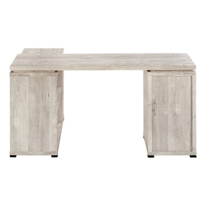 Monarch Specialties Computer Desk, Home Office, Corner, Left, Right Set-up, Storage Drawers, L Shape, Work, Laptop, Beige Laminate, Contemporary, Modern Taupe Particle Board,Hollow,Core,Laminate,Mdf I 7422