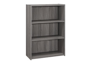 Monarch Specialties Bookshelf, Bookcase, 4 Tier, 36"H, Office, Bedroom, Grey Laminate, Transitional Grey Particle Board,Laminate I 7478