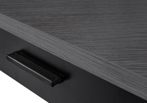 Monarch Specialties Computer Desk, Home Office, Corner, Storage Drawers, 42"L, Work, Laptop, Black And Grey Laminate, Black Metal, Contemporary, Modern Black,Grey, Grey Particle Board,Hollow,Core,Laminate,Mdf,Metal I 7503