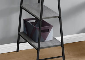 Monarch Specialties Computer Desk, Home Office, Laptop, Storage Shelves, 48"L, Work, Grey Laminate, Black Metal, Contemporary, Modern Grey Metal,Particle Board I 7524