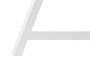 Monarch Specialties Computer Desk, Home Office, Laptop, Storage Shelves, 48"L, Work, White Laminate, White Metal, Contemporary, Modern White Particle Board,Metal I 7545