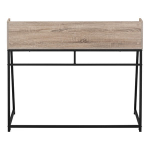 Monarch Specialties Computer Desk, Home Office, Laptop, Storage Shelves, 48"L, Work, Brown Laminate, Black Metal, Contemporary, Modern  Particle Board,Metal I 7546
