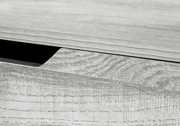 Monarch Specialties Computer Desk, Home Office, Laptop, Storage Drawers, 48"L, Work, Grey Laminate, Black Metal, Contemporary, Modern Grey Particle Board,Metal I 7553