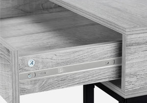 Monarch Specialties Computer Desk, Home Office, Laptop, Storage Drawers, 48"L, Work, Grey Laminate, Black Metal, Contemporary, Modern Grey Particle Board,Metal I 7553