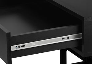 Monarch Specialties Computer Desk, Home Office, Laptop, Storage Drawers, 48"L, Work, Black Laminate, Black Metal, Contemporary, Modern  Particle Board,Metal I 7556