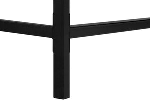 Monarch Specialties Computer Desk, Home Office, Laptop, Storage Drawers, 48"L, Work, Grey Laminate, Black Metal, Contemporary, Modern  Particle Board,Metal I 7559