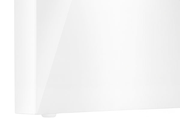 Monarch Specialties Computer Desk, Home Office, Laptop, Left, Right Set-up, Storage Drawers, 60"L, Work, Glossy White Laminate, Contemporary, Modern White Mdf I 7581